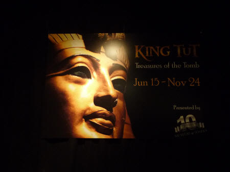 tut king exhibition flash taken were visit there so